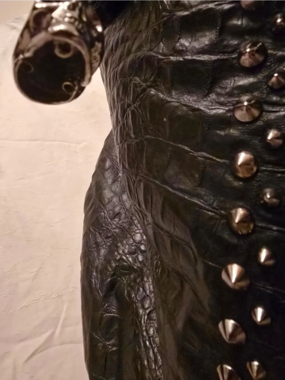 Thomas Wylde Studded Leather Hobo Bag